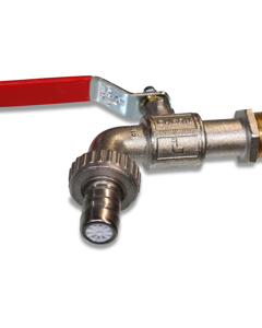 Kugelhahn m/Schlauchtülle 3/4"